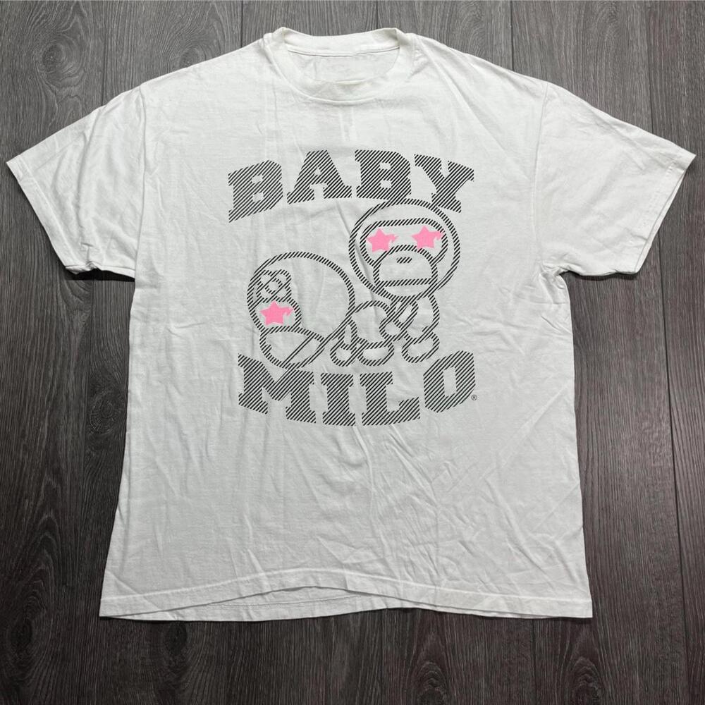 White Baby Milo T-Shirt